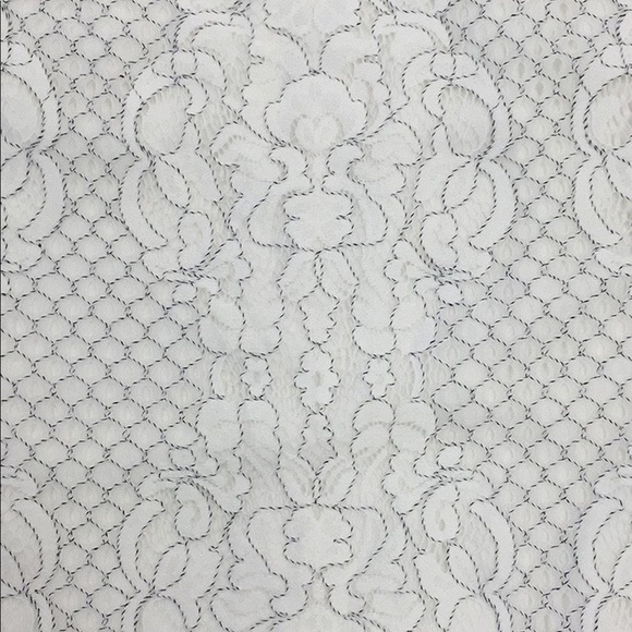 SHONA JOY - LACE HIGH NECK HANDKERCHIEF MIDI DRESS - Picture 2 of 2